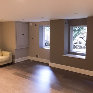 Basement Conversion Leeds into Media Room and Gym (1 of 7)