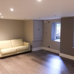 Basement Conversion Leeds into Media Room and Gym (1 of 7)