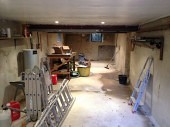York Basement Conversion - Wet Basement To Dry Usable Space