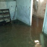 York Basement Conversion - Flooded Cellar To Dry Storage Before